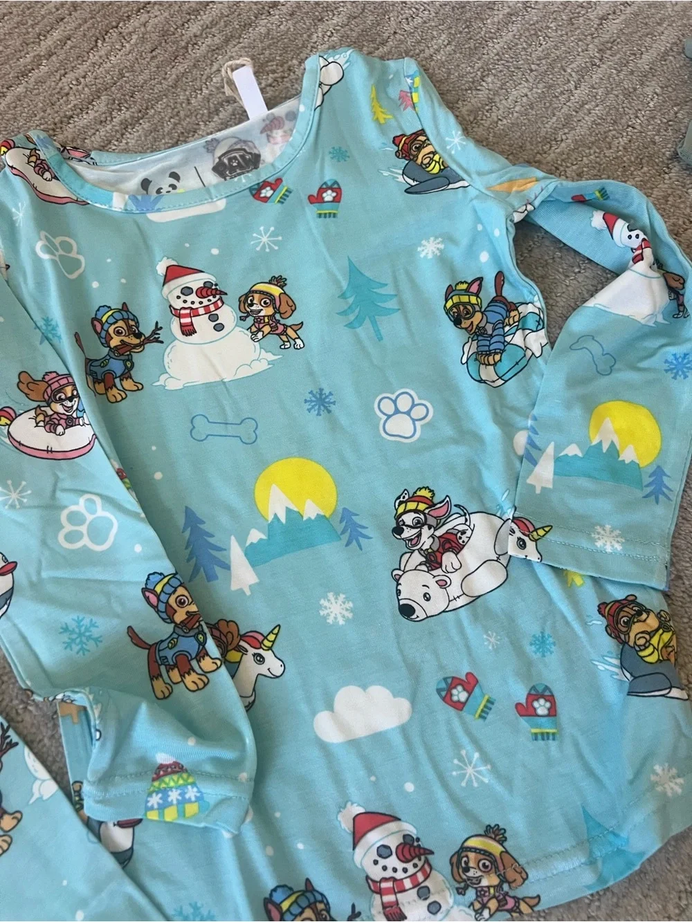 3 bellabu Bear bamboo Kids Pajama Set -